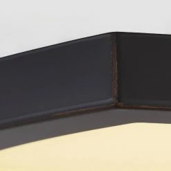 Square 12 in. Oil-rubbed bronze Selectable LED Flush Mount (2-Pack) by Hampton Bay -Hampton Bay Sales oil rubbed bronze hampton bay flush mount lights jxr3011l 2 orb 4f 1000