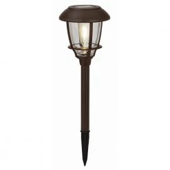 Alabaster Solar Oil Rubbed Bronze Outdoor Filament LED Bulb 6-Lumens Landscape Path Light with Glass Lens (6-Pack) by Hampton Bay 10 Alabaster Solar Oil Rubbed Bronze Outdoor Filament LED Bulb 6-Lumens Landscape Path Light with Glass Lens (6-Pack) by Hampton Bay -Hampton Bay Sales oil rubbed bronze hampton bay path lights 0817039 ba 40 1000