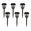 Alabaster Solar Oil Rubbed Bronze Outdoor Filament LED Bulb 6-Lumens Landscape Path Light with Glass Lens (6-Pack) by Hampton Bay