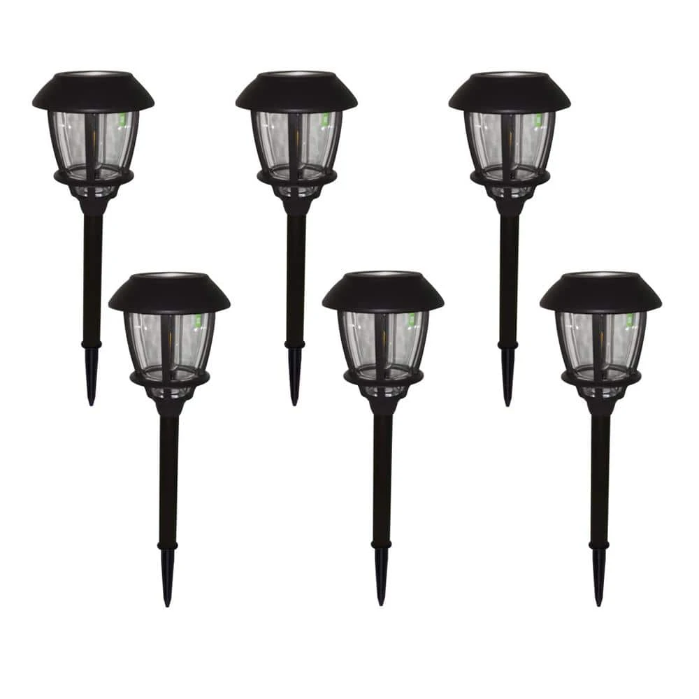 Alabaster Solar Oil Rubbed Bronze Outdoor Filament LED Bulb 6-Lumens Landscape Path Light with Glass Lens (6-Pack) by Hampton Bay 1 Alabaster Solar Oil Rubbed Bronze Outdoor Filament LED Bulb 6-Lumens Landscape Path Light with Glass Lens (6-Pack) by Hampton Bay
