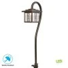 Melbourne Low-Voltage 10-Watt Equivalent Oil-Rubbed Bronze Outdoor Integrated LED Landscape Tiffany Style Path Light by Hampton Bay
