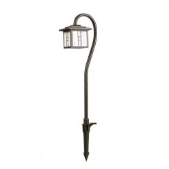 Melbourne Low-Voltage 10-Watt Equivalent Oil-Rubbed Bronze Outdoor Integrated LED Landscape Tiffany Style Path Light by Hampton Bay -Hampton Bay Sales oil rubbed bronze hampton bay path lights itb1501l 2 66 1000
