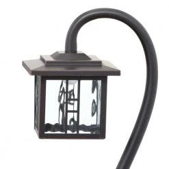 Melbourne Low-Voltage 10-Watt Equivalent Oil-Rubbed Bronze Outdoor Integrated LED Landscape Tiffany Style Path Light by Hampton Bay -Hampton Bay Sales oil rubbed bronze hampton bay path lights itb1501l 2 c3 1000
