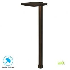 Glenwood 5.6-Watt Oil Rubbed Bronze Outdoor Integrated LED Landscape Path Light by Hampton Bay