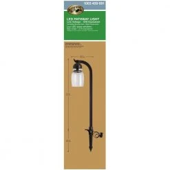 4.5-Watt Oil Rubbed Bronze Outdoor Integrated LED Landscape Path Light (4-Pack) by Hampton Bay -Hampton Bay Sales oil rubbed bronze hampton bay path lights jpu1501l 4pk d4 1000