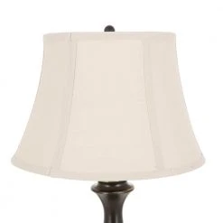 Candler 25.75 in. Oil Rubbed Bronze Table Lamp with Bell Shaped Cream Shade by Hampton Bay 9 Candler 25.75 in. Oil Rubbed Bronze Table Lamp with Bell Shaped Cream Shade by Hampton Bay -Hampton Bay Sales oil rubbed bronze hampton bay table lamps 18823 000 4f 1000