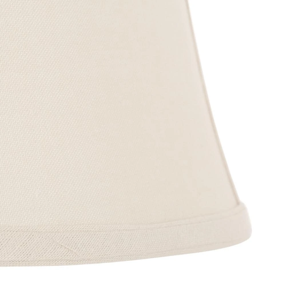 Candler 25.75 in. Oil Rubbed Bronze Table Lamp with Bell Shaped Cream Shade by Hampton Bay 3 Candler 25.75 in. Oil Rubbed Bronze Table Lamp with Bell Shaped Cream Shade by Hampton Bay - Image 3