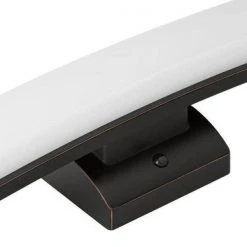 Collier Heights 24 in. Oil Rubbed Bronze Curved Selectable LED Vanity Light Bar Flush Mount with Night Light (8-Pack) by Hampton Bay -Hampton Bay Sales oil rubbed bronze hampton bay vanity lighting 537999040 8pk a0 1000