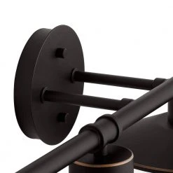 Northmoore 35 in. 4-Light Oil Rubbed Bronze Farmhouse Bathroom Vanity Light by Hampton Bay -Hampton Bay Sales oil rubbed bronze hampton bay vanity lighting 65174 1d 1000