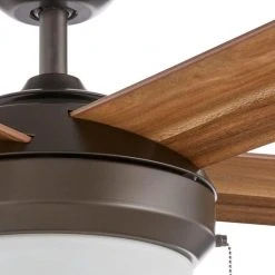 Claret 52 in. Indoor Oil Rubbed Bronze Ceiling Fan with Light Kit by Hampton Bay -Hampton Bay Sales oiled rubbed bronze hampton bay ceiling fans with lights sw20006 orb 1d 1000