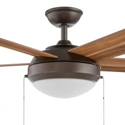 Claret 52 in. Indoor Oil Rubbed Bronze Ceiling Fan with Light Kit by Hampton Bay -Hampton Bay Sales oiled rubbed bronze hampton bay ceiling fans with lights sw20006 orb 77 1000