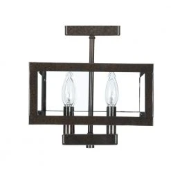 Tallarook 11 in. 4-Light Oxide Brass Semi Flush Mount Ceiling Light by Hampton Bay -Hampton Bay Sales oxide brass hampton bay flush mount lights ec3788obp 1d 1000