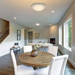 Chalene 15 in. 1-Light Pewter Clip Integrated LED Flush Mount by Hampton Bay 11 Chalene 15 in. 1-Light Pewter Clip Integrated LED Flush Mount by Hampton Bay -Hampton Bay Sales pewter hampton bay flush mount lights 37737 led hbu 40 1000