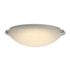 Chalene 15 in. 1-Light Pewter Clip Integrated LED Flush Mount by Hampton Bay