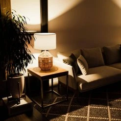 Quinton 24.5 in. Rattan Accent Lamp by Hampton Bay 20 Quinton 24.5 in. Rattan Accent Lamp by Hampton Bay -Hampton Bay Sales rattan hampton bay table lamps hdp15317 44 1000