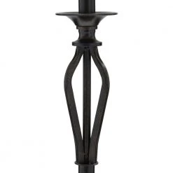 Rhodes 58.50 in. Bronze Floor Lamp with Natural Linen Shade by Hampton Bay -Hampton Bay Sales rhodes bronze hampton bay floor lamps hd09999frbrzc a0 1000