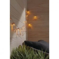 12 ft. 10-Light Battery Operated Metal Indoor Integrated LED String Lights by Hampton Bay 15 12 ft. 10-Light Battery Operated Metal Indoor Integrated LED String Lights by Hampton Bay -Hampton Bay Sales rose gold hampton bay string lights 10507 44 1000