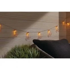 12 ft. 10-Light Battery Operated Metal Indoor Integrated LED String Lights by Hampton Bay 12 12 ft. 10-Light Battery Operated Metal Indoor Integrated LED String Lights by Hampton Bay -Hampton Bay Sales rose gold hampton bay string lights 10507 a0 1000