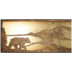 Ansley Pine 24 in. 3 Light Rustic Bronze Vanity Light Bar with Sunset Glass by Hampton Bay -Hampton Bay Sales rustic bronze hampton bay vanity lighting 17191 1f 1000