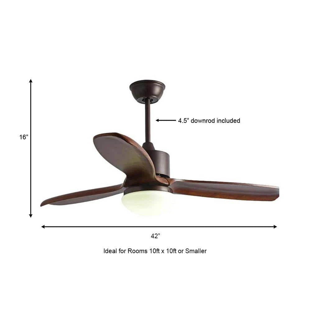 San Lorenzo 52 in. Indoor Rustic Ceiling Fan with Light Kit and Remote Control by Hampton Bay 4 San Lorenzo 52 in. Indoor Rustic Ceiling Fan with Light Kit and Remote Control by Hampton Bay - Image 4