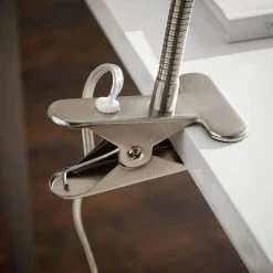 13-7/8 in. Satin Chrome Clip Lamp by Hampton Bay -Hampton Bay Sales satin chrome hampton bay desk lamps hbp1001c 109 40 1000