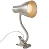 13-7/8 in. Satin Chrome Clip Lamp by Hampton Bay