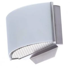 Dakota 1-Light Satin Nickel Sconce with Frosted Glass Shade by Hampton Bay -Hampton Bay Sales satin nickel hampton bay wall sconces sc 1dak hbu 66 1000