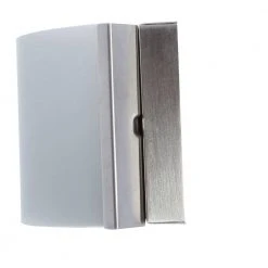 Dakota 1-Light Satin Nickel Sconce with Frosted Glass Shade by Hampton Bay -Hampton Bay Sales satin nickel hampton bay wall sconces sc 1dak hbu a0 1000