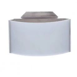 Dakota 1-Light Satin Nickel Sconce with Frosted Glass Shade by Hampton Bay -Hampton Bay Sales satin nickel hampton bay wall sconces sc 1dak hbu c3 1000