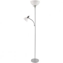 71.5 in. Silver Mother/Daughter Floor Lamp by Hampton Bay