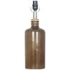 Mix and Match 25 in. Smoked Glass with Cork Cap Table Lamp Base - Title 20 by Hampton Bay