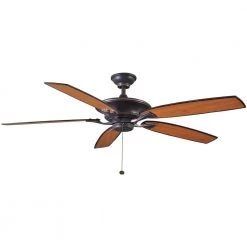 Ashburton 60 in. Indoor Tarnished Bronze Ceiling Fan by Hampton Bay -Hampton Bay Sales tarnished bronze hampton bay ceiling fans without lights yg593 tb 77 1000