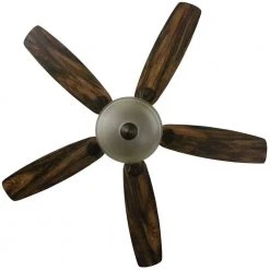 Southwind 52 in. Indoor LED Venetian Bronze Ceiling Fan with 5 Reversible Blades, Light Kit, Downrod and Remote Control by Hampton Bay -Hampton Bay Sales venetian bronze hampton bay ceiling fans with lights 52371 c3 1000