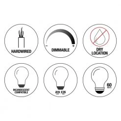 Bercello Estates 15 in. 2-Light Volterra Bronze Semi-Flush Mount with Etched Glass Shade by Hampton Bay -Hampton Bay Sales volterra bronze w silver accents hampton bay flush mount lights 08060 40 1000