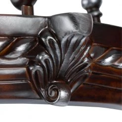 Bercello Estates 15 in. 2-Light Volterra Bronze Semi-Flush Mount with Etched Glass Shade by Hampton Bay -Hampton Bay Sales volterra bronze w silver accents hampton bay flush mount lights 08060 77 1000