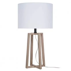 Woodbine 23.5 in. Walnut Wood Table Lamp by Hampton Bay 17 Woodbine 23.5 in. Walnut Wood Table Lamp by Hampton Bay -Hampton Bay Sales walnut wood with black hardware hampton bay table lamps 24125 000 4f 1000