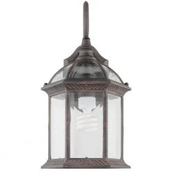 Wickford 1-Light Weathered Bronze Outdoor Wall Lantern Sconce (2-Pack) by Hampton Bay -Hampton Bay Sales weathered bronze hampton bay outdoor sconces 7072 2rt 66 1000