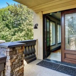 9 in. Weathered Pewter LED Outdoor Wall Lamp with Metal Shade by Hampton Bay -Hampton Bay Sales weathered pewter hampton bay outdoor sconces hb7058 304 c3 1000