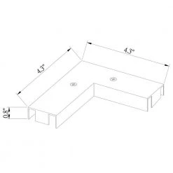 2400-Watt Linear Track Right Angle Coupler with White and Black Cover by Hampton Bay -Hampton Bay Sales white black hampton bay track lighting connectors 804939 d4 1000