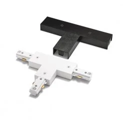 2400-Watt Linear Track T Adapter Coupler with White and Black Cover by Hampton Bay -Hampton Bay Sales white black hampton bay track lighting connectors 804949 c3 1000
