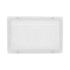 Coastal Rectangle White LED Outdoor Bulkhead Light Impact Resistant Frosted Polycarbonate Lens and Base Wet Rated by Hampton Bay -Hampton Bay Sales white hampton bay bulkhead lights 504091110 1f 1000