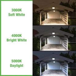 Coastal Rectangle White LED Outdoor Bulkhead Light Impact Resistant Frosted Polycarbonate Lens and Base Wet Rated by Hampton Bay -Hampton Bay Sales white hampton bay bulkhead lights 504091110 a0 1000