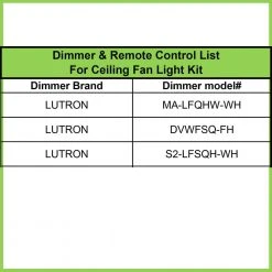 11 in. Warm and Bright White Light Universal LED Ceiling Fan Light Kit by Hampton Bay -Hampton Bay Sales white hampton bay ceiling fan light kits 53701101 a0 1000