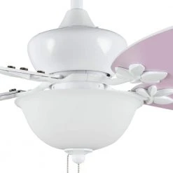Harper III 44 in. LED White Ceiling Fan with Light Kit by Hampton Bay -Hampton Bay Sales white hampton bay ceiling fans with lights am214led wh 1f 1000