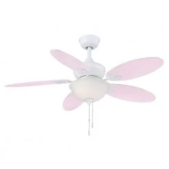 Harper III 44 in. LED White Ceiling Fan with Light Kit by Hampton Bay -Hampton Bay Sales white hampton bay ceiling fans with lights am214led wh c3 1000