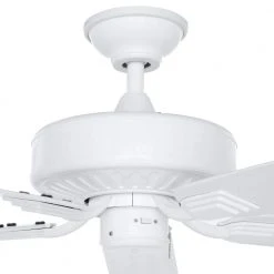 Barrow Island 52 in. Indoor/Outdoor White Ceiling fan by Hampton Bay 16 Barrow Island 52 in. Indoor/Outdoor White Ceiling fan by Hampton Bay -Hampton Bay Sales white hampton bay ceiling fans without lights yg529 wh 1d 1000