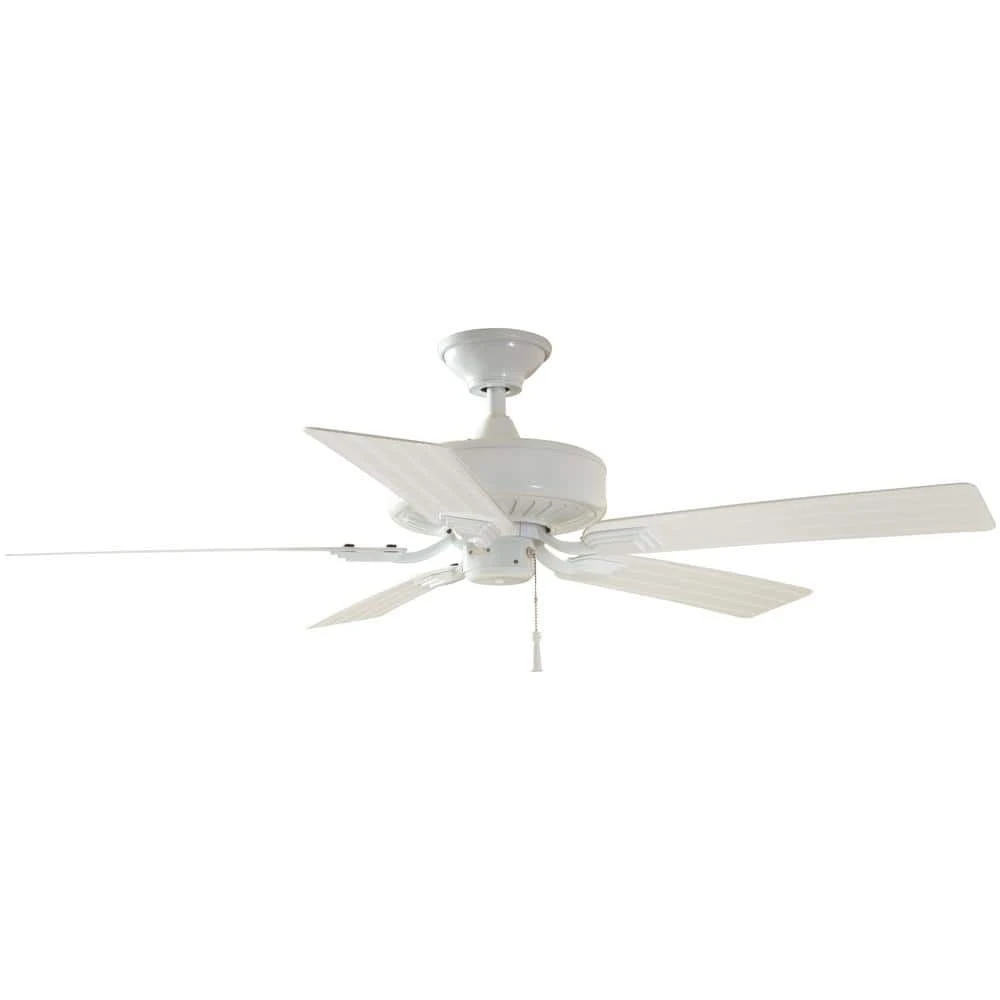 Barrow Island 52 in. Indoor/Outdoor White Ceiling fan by Hampton Bay 3 Barrow Island 52 in. Indoor/Outdoor White Ceiling fan by Hampton Bay - Image 3