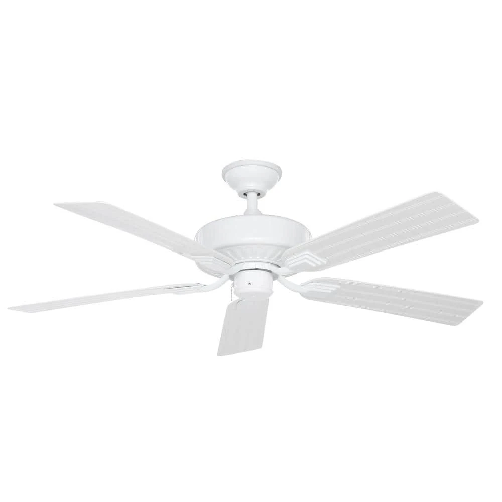Barrow Island 52 in. Indoor/Outdoor White Ceiling fan by Hampton Bay 8 Barrow Island 52 in. Indoor/Outdoor White Ceiling fan by Hampton Bay - Image 8