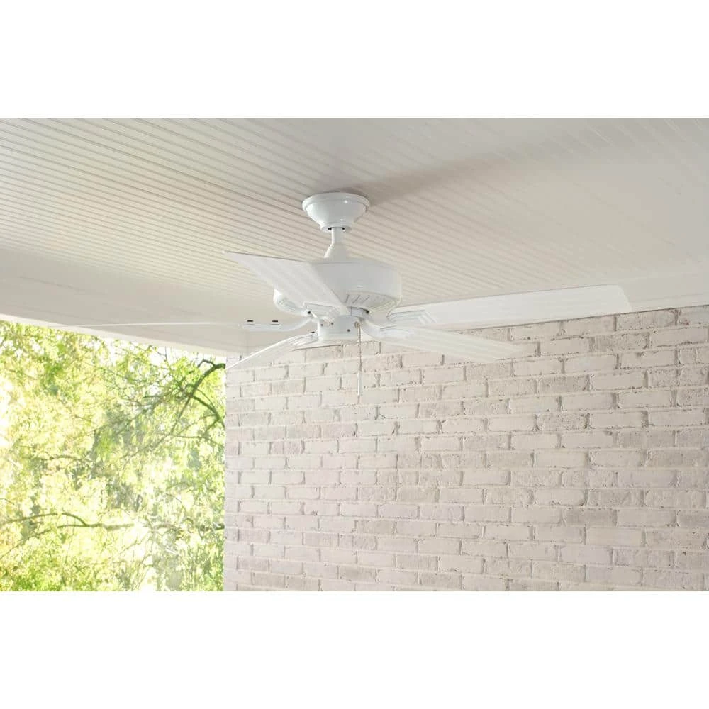 Barrow Island 52 in. Indoor/Outdoor White Ceiling fan by Hampton Bay 2 Barrow Island 52 in. Indoor/Outdoor White Ceiling fan by Hampton Bay - Image 2