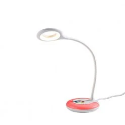 19 in. White LED Task Lamp with Color Changing by Hampton Bay 22 19 in. White LED Task Lamp with Color Changing by Hampton Bay -Hampton Bay Sales white hampton bay desk lamps hw t4419 76 1000